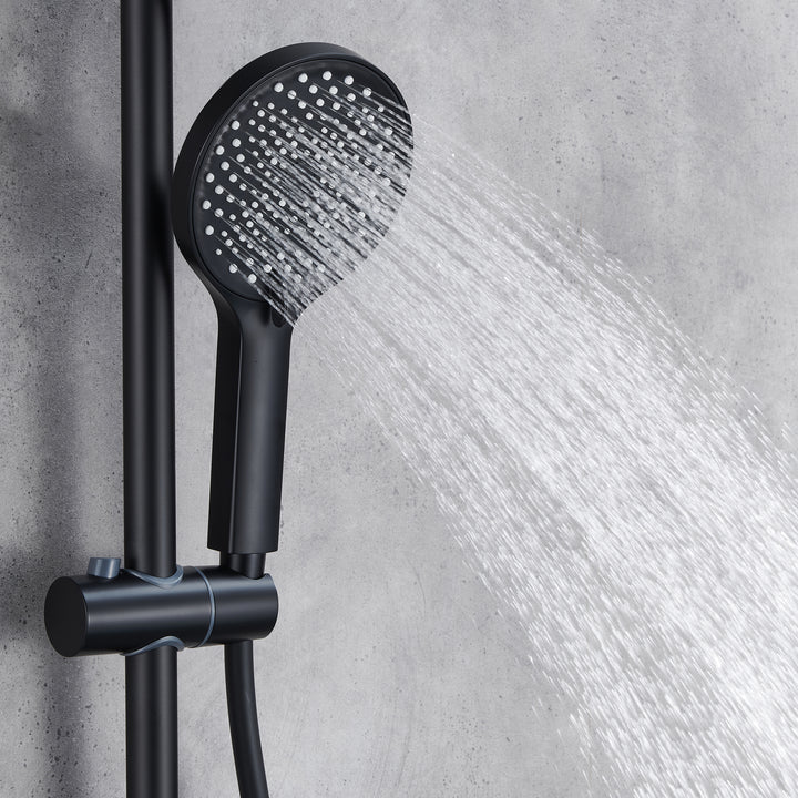 Multi-Function Rain Shower System: Wall-Mounted with Rough-in Valve - Modland