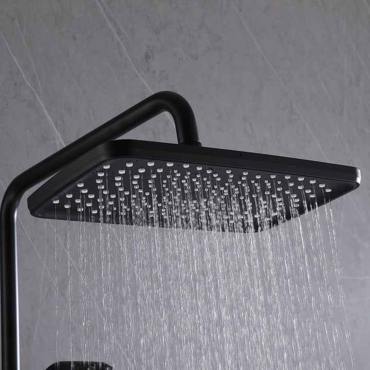 Thermostatic Shower System: Multi-Function Hand Shower & Rough-In Valve - Modland