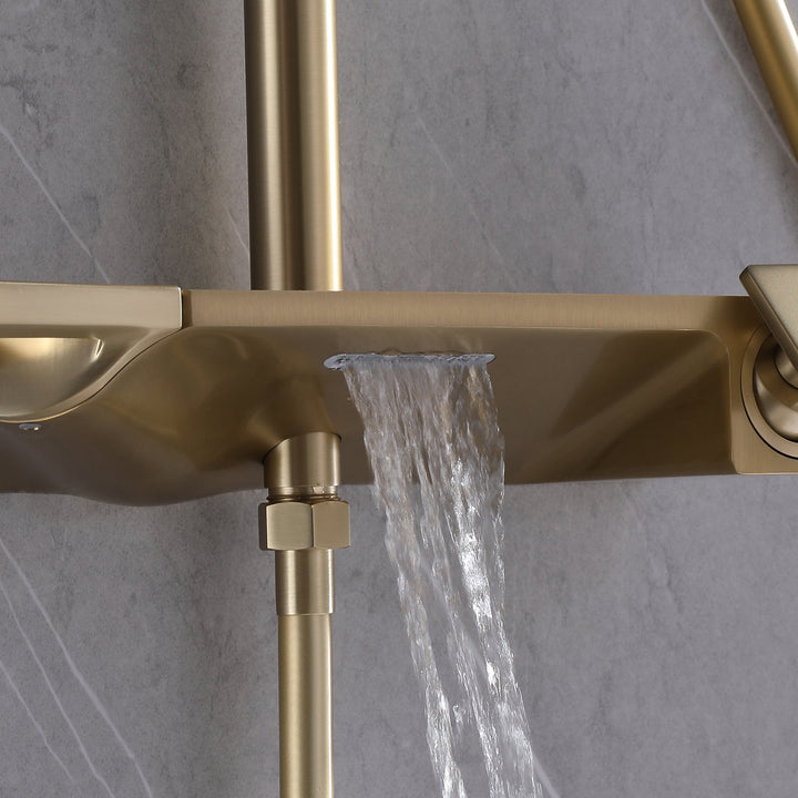 Multi-Function Shower System with Rough-In Valve for a Trendy Bathroom Upgrade - Modland