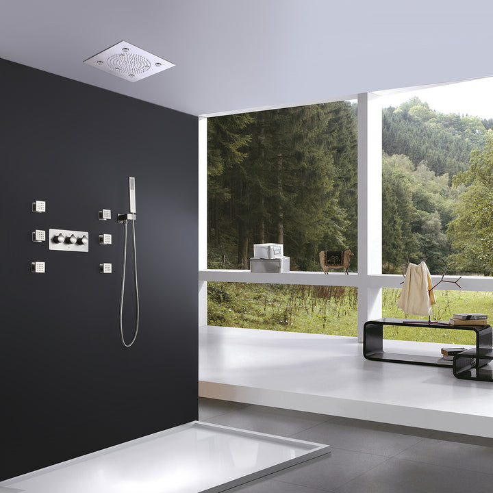 LED Shower System with Body Jet - Modland