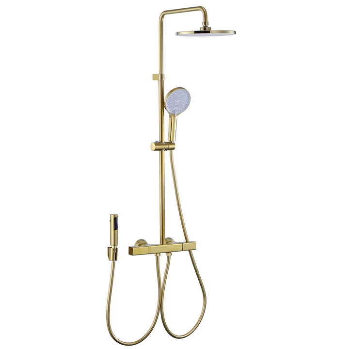 Multi-Function Rain Shower System: Wall-Mounted with Rough-in Valve - Modland