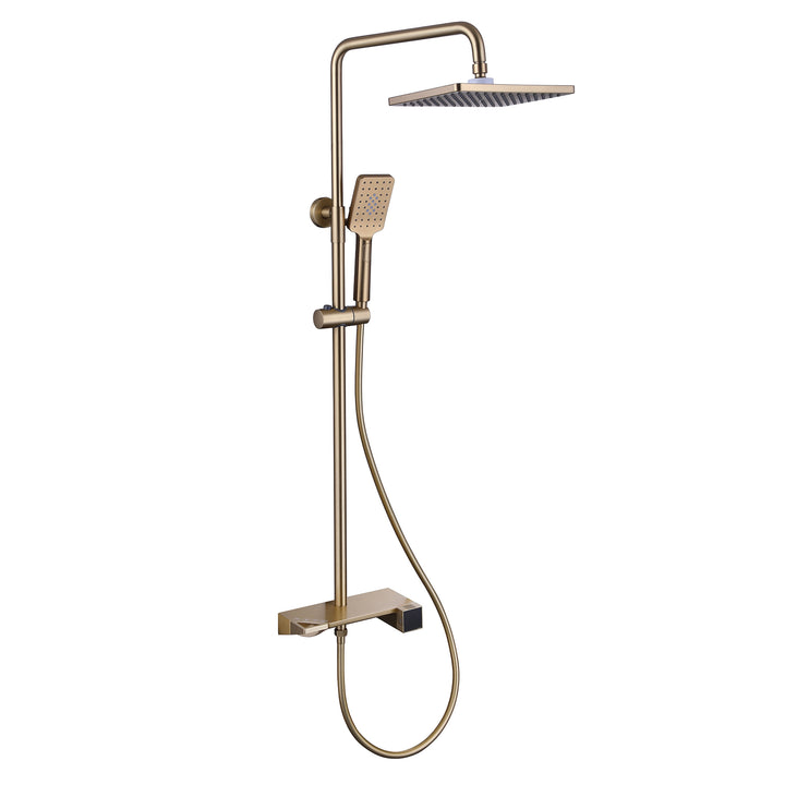 Thermostatic Shower System: Multi-Function Hand Shower & Rough-In Valve - Modland