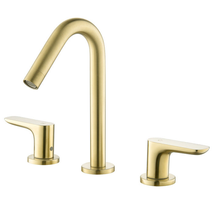 Double Handle Deck Mounted Bathroom Sink Faucet - Modland