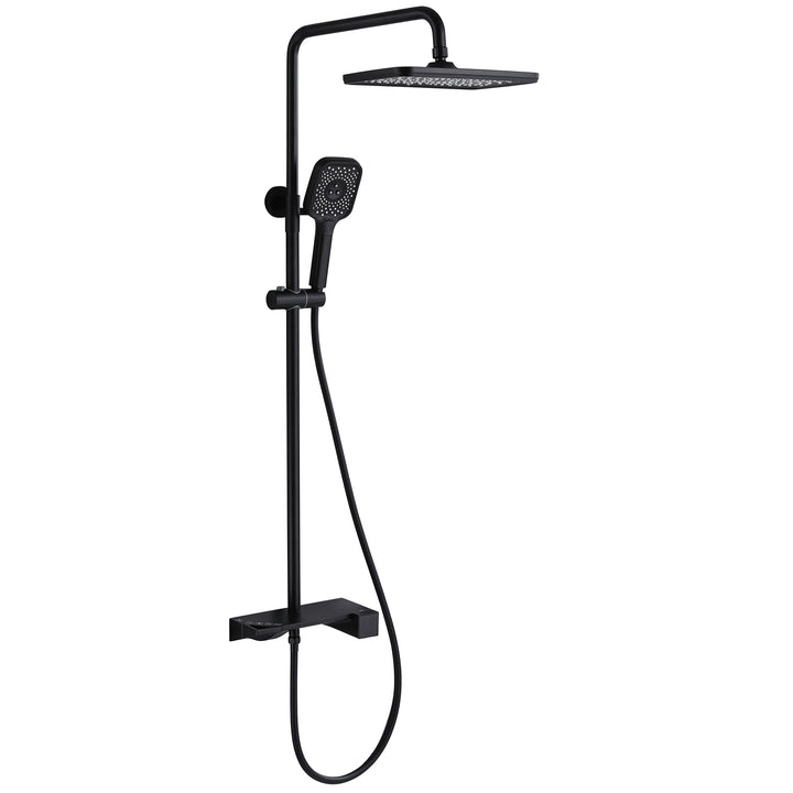 Thermostatic Shower System: Multi-Function Hand Shower & Rough-In Valve - Modland