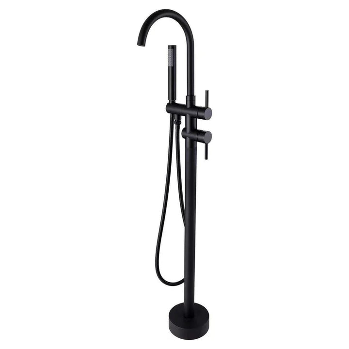 Holy Series Freestanding Tub Filler With Handshower - Modland