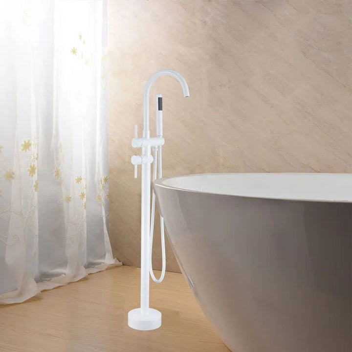 Holy Series Freestanding Tub Filler With Handshower - Modland