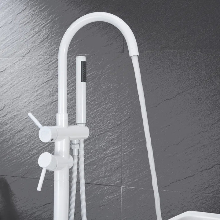 Holy Series Freestanding Tub Filler With Handshower - Modland