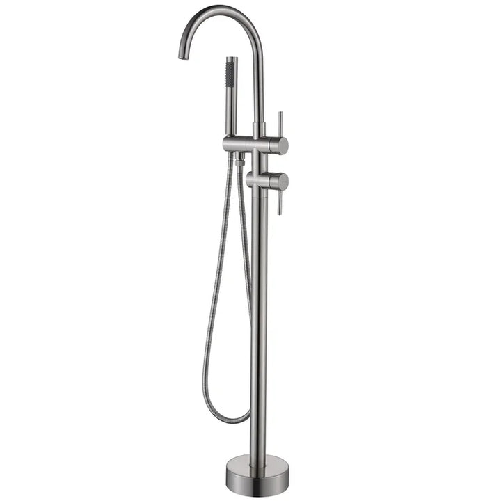 Holy Series Freestanding Tub Filler With Handshower - Modland