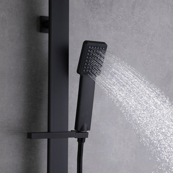 Luxury Double Function Thermostatic Shower System With Rough-In Valve - Modland