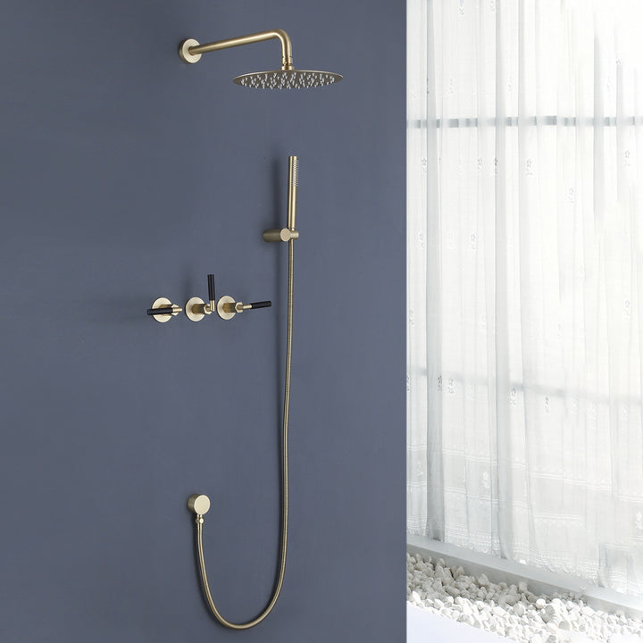 Pressure-Balanced Complete Shower System With Rough-In Valve - Modland