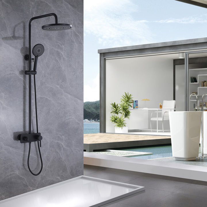 Newly Design Rain Shower System with Hand Shower & Rough in Valve - Modland