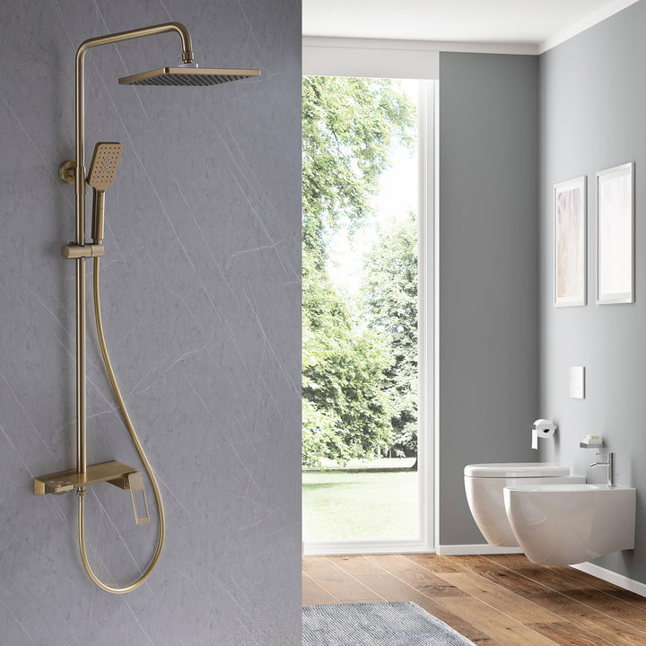 Multi-Function Shower System with Rough-In Valve for a Trendy Bathroom Upgrade - Modland