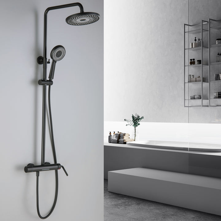 Trendy Design Multi-Function Complete Shower System With Rough-in Valve - Modland