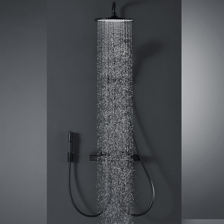 Multi-Function Rain Shower System: Wall-Mounted with Rough-in Valve - Modland