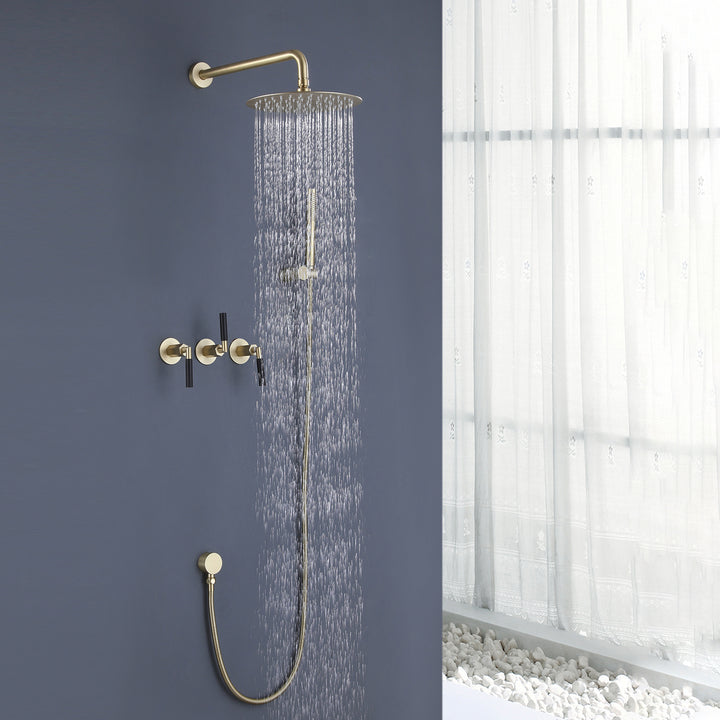 Pressure-Balanced Complete Shower System With Rough-In Valve - Modland