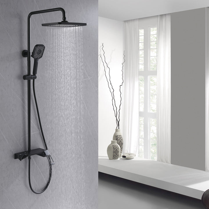 Multi-Function Shower System with Rough-In Valve for a Trendy Bathroom Upgrade - Modland