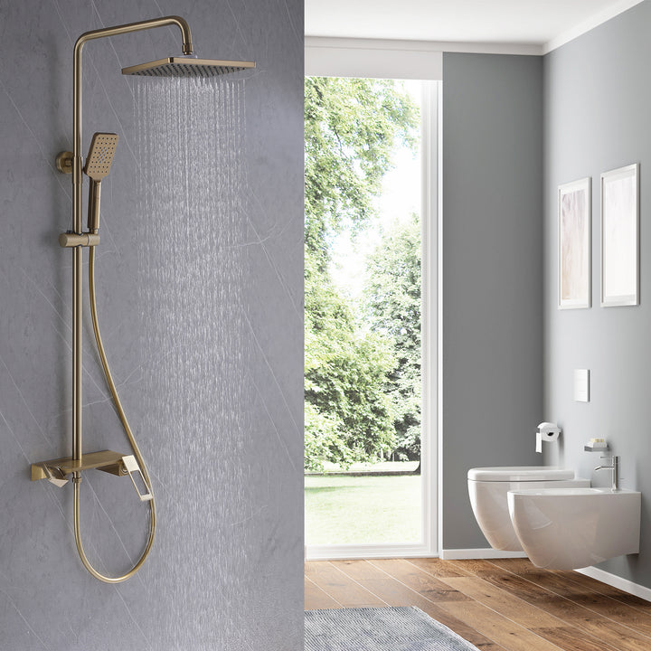 Multi-Function Shower System with Rough-In Valve for a Trendy Bathroom Upgrade - Modland