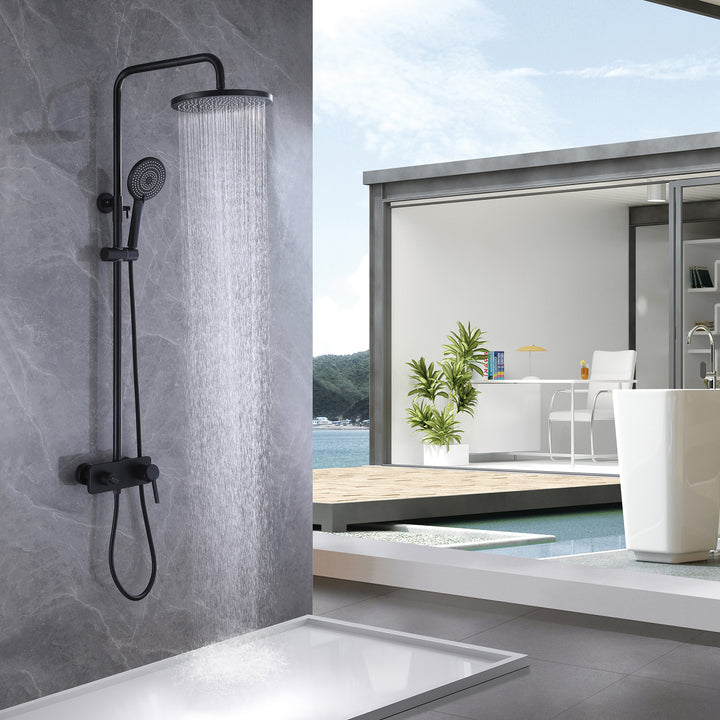 Newly Design Rain Shower System with Hand Shower & Rough in Valve - Modland