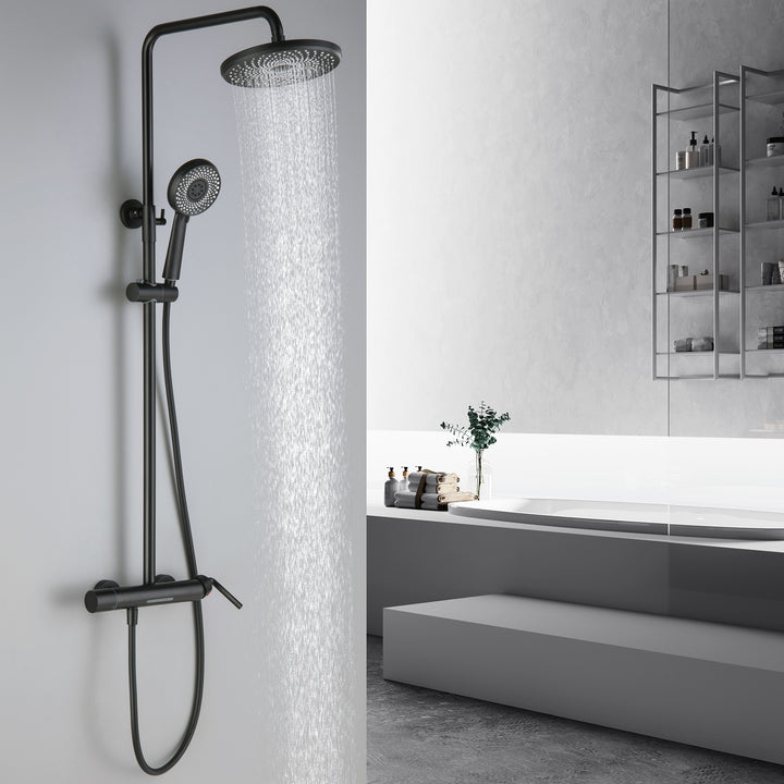 Trendy Design Multi-Function Complete Shower System With Rough-in Valve - Modland