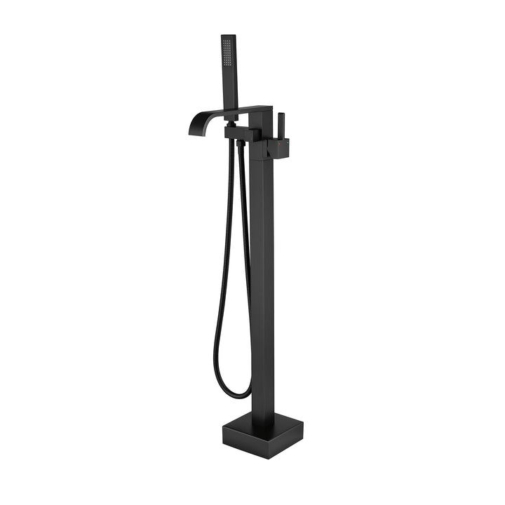 Elegance in Simplicity: Luxury Single Handle Freestanding Tub Filler with Handshower - Modland