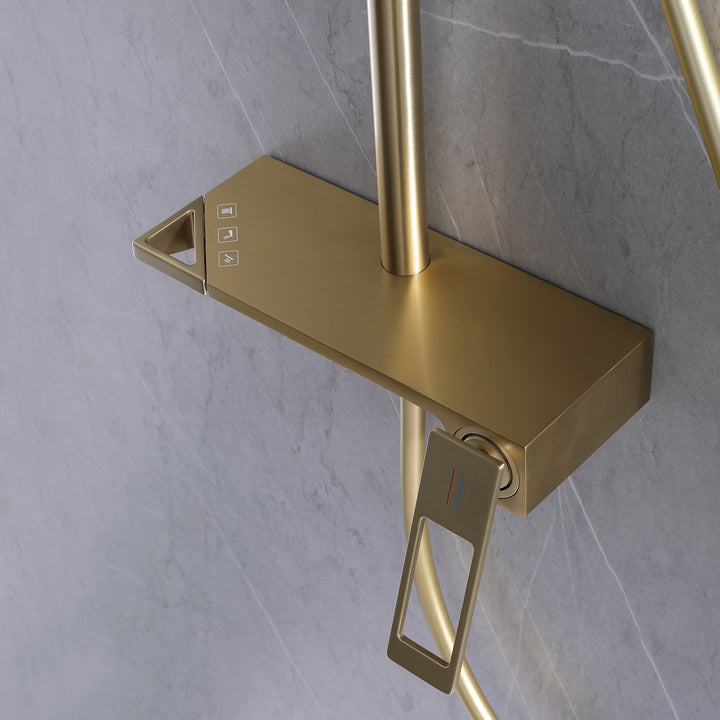 Multi-Function Shower System with Rough-In Valve for a Trendy Bathroom Upgrade - Modland