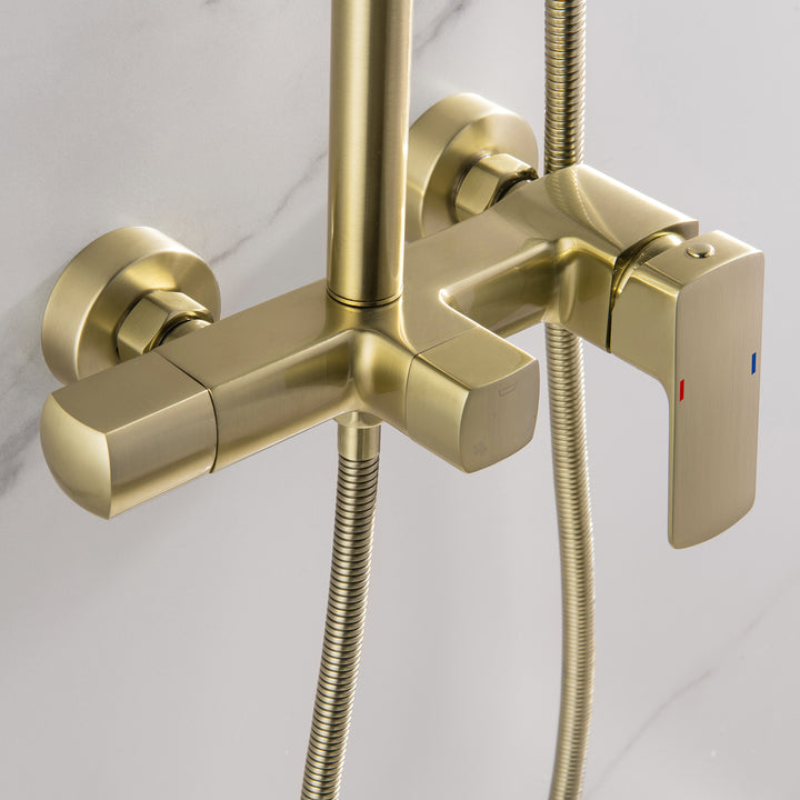 Luxury Complete Shower System With Rough-In Valve - Modland